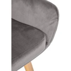 CLP Set Van 2 Barkruk Grant Natura Frame - Fluweel - Grijs -Leen Bakker Winkel 00564bd1c0c14f59ae8789837cb612bc