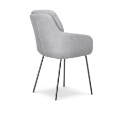 Nolon Nora-Mia Eetkamerstoel Grijs - Met Armleuning - Zwart -Leen Bakker Winkel 0072a061b6254b07a1c27b70da7dd031