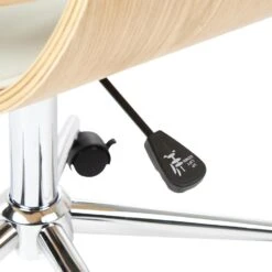 PALATKA - Bureaustoel - Lichthout/Zwart - Kunstleer -Leen Bakker Winkel 0222034bad3d40b6bf1fef8305c2c8aa