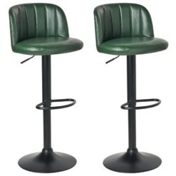 VLORE - Barkruk Set Van 2 - Donkergroen - Kunstleer 15 VLORE - Barkruk Set Van 2 - Donkergroen - Kunstleer -Leen Bakker Winkel 02cb372ee32d46349b3b20d3dd68f751