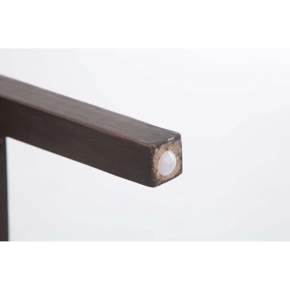 CLP Barkruk Louise Antiek Frame - Stof - Creme 7 CLP Barkruk Louise Antiek Frame - Stof - Creme - Afbeelding 5