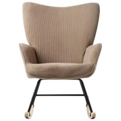 ARSET - Schommelstoel - Taupe - Bouclé 15 ARSET - Schommelstoel - Taupe - Bouclé -Leen Bakker Winkel 03f18e78393349e79ad841a92e722da0