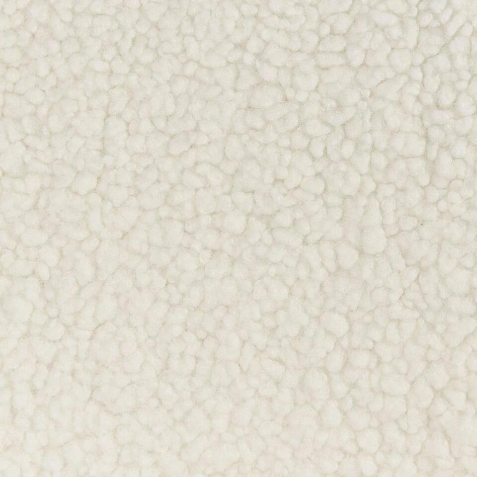 ANASET - Schommelstoel - Wit/Zwart - Bouclé 11 ANASET - Schommelstoel - Wit/Zwart - Bouclé - Afbeelding 9