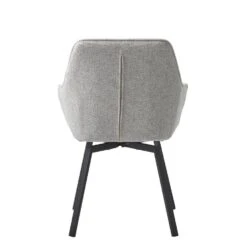 Eetkamerstoel Off White Stof - Draaibaar - 58x59x83cm - Alma - Set Van 2 -Leen Bakker Winkel 042dcba7fb8a48598348bdbb206758d7