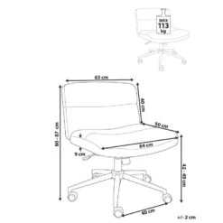 CATLIN - Bureaustoel - Lichtgrijs - Bouclé 15 CATLIN - Bureaustoel - Lichtgrijs - Bouclé -Leen Bakker Winkel 045dbe62fffa46a89dbd5ab780d69c7b 1