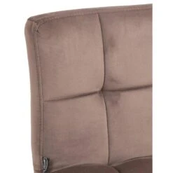 CLP Barkruk Peru Zwart Frame - Fluweel - Bruin -Leen Bakker Winkel 04750de60ba74fd5b1279ad2b53cd73a