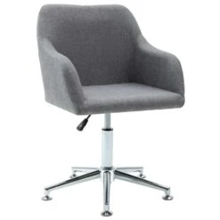 VidaXL Eetkamerstoelen Draaibaar 2 St Stof Lichtgrijs 9 VidaXL Eetkamerstoelen Draaibaar 2 St Stof Lichtgrijs -Leen Bakker Winkel 059361a3df53488fbfa7d786bcf1f9b0