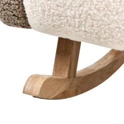SKARE - Schommelstoel Voor Kinderen - Beige - Bouclé -Leen Bakker Winkel 0621c52f1a1e43519756de1f91192ae4
