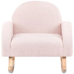 HUG - Schommelstoel Voor Kinderen - Pastelroze - Bouclé 17 HUG - Schommelstoel Voor Kinderen - Pastelroze - Bouclé -Leen Bakker Winkel 0a38c38430334402b425c283acf9edc8