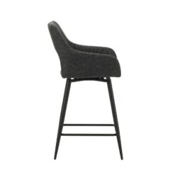 Barkruk Skye Draaibaar Met Armleuning Zwart - Zithoogte 66,50 Cm - Stof - Zwart 14 Barkruk Skye Draaibaar Met Armleuning Zwart - Zithoogte 66,50 Cm - Stof - Zwart -Leen Bakker Winkel 0bac03e0337945b59e614807cfc9a215