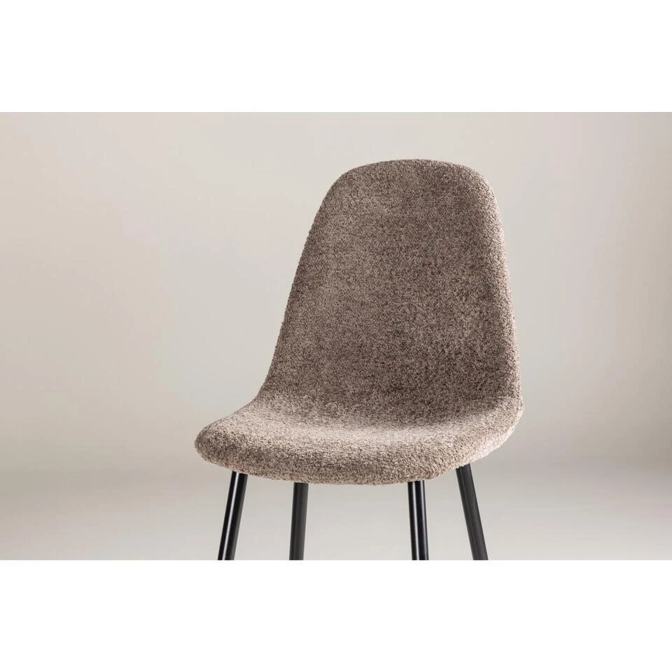 Svea - Selo Eetkamerstoel - Boucle - Grijs 5 Svea - Selo Eetkamerstoel - Boucle - Grijs - Afbeelding 3