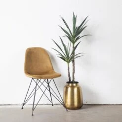 Giga Meubel Stoel Velvet Geel - Set Van 2 - 44x45x82.5cm - Jamie -Leen Bakker Winkel 0e7cae9f3c5b4805b128fded44737b5a