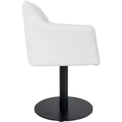 CLP Lounger Damaso Zwart Frame - Kunstleer - Wit -Leen Bakker Winkel 0ff01b16b69645518202a5e0f5917025