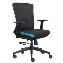 Bureaustoel Ancona Met Zitdiepteverstelling - NEN-EN 1335