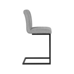 LABEL51 Barkruk Milo - Zinc - Stof -Leen Bakker Winkel 1000028236 0102