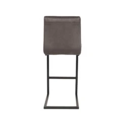 LABEL51 Barkruk Milo - Antraciet - Microfiber -Leen Bakker Winkel 1000028259 0103