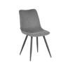LABEL51 Eetkamerstoel Jort - Donkergrijs - Ribcord -Leen Bakker Winkel 1000028304