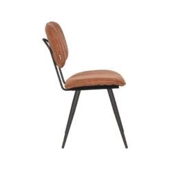 LABEL51 Eetkamerstoel Fos - Cognac - Leder -Leen Bakker Winkel 1000028306 0103