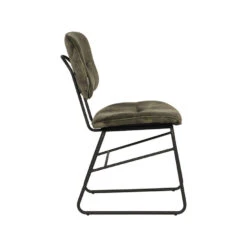 LABEL51 Eetkamerstoel Dez - Hunter - Velours -Leen Bakker Winkel 1000028369 0102