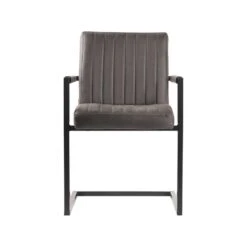 LABEL51 Eetkamerstoel Milo - Antraciet - Microfiber 8 LABEL51 Eetkamerstoel Milo - Antraciet - Microfiber -Leen Bakker Winkel 1000028377 0102