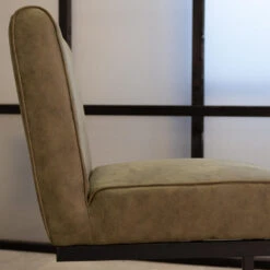 Industriële Eetkamerstoel Nathan Groen - Stof - Groen 9 Industriële Eetkamerstoel Nathan Groen - Stof - Groen -Leen Bakker Winkel 1000042514 0103