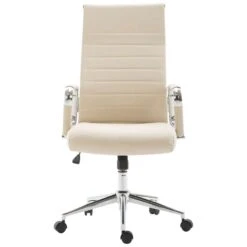 CLP Bureaustoel Columbus Stof - Crème -Leen Bakker Winkel 1000043380 0101