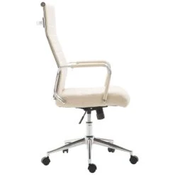 CLP Bureaustoel Columbus Stof - Crème -Leen Bakker Winkel 1000043380 0102