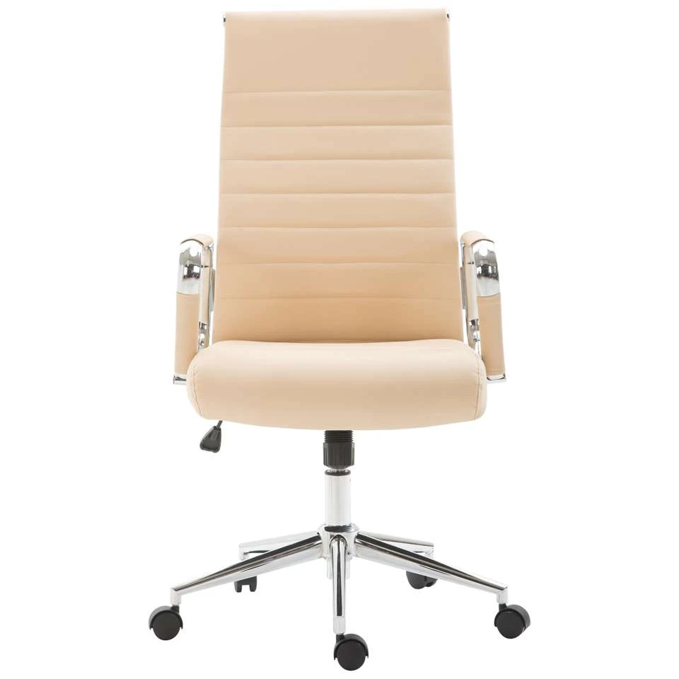 CLP Bureaustoel Columbus Kunstleder - Crème 4 CLP Bureaustoel Columbus Kunstleder - Crème - Afbeelding 2