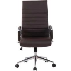 CLP Bureaustoel Columbus Kunstleder - Bruin -Leen Bakker Winkel 1000043396 0101