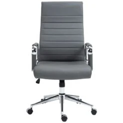 CLP Bureaustoel Columbus Leder - Grijs 7 CLP Bureaustoel Columbus Leder - Grijs -Leen Bakker Winkel 1000043399 0101