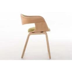 CLP Eetkamerstoel Kingston Natura Frame Stof - Groen -Leen Bakker Winkel 1000043407 0102