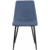 CLP Set Van 4 Eetkamerstoelen Telde Stof - Blauw 2 CLP Set Van 4 Eetkamerstoelen Telde Stof - Blauw -Leen Bakker Winkel 1000043429
