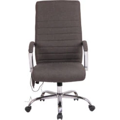 Clp Bureaustoel Valais Met Massage Functie Stof - Grijs -Leen Bakker Winkel 1000046405 0101