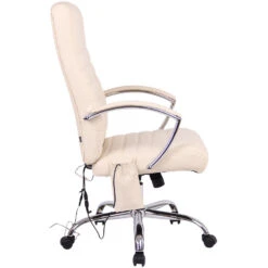 Clp Bureaustoel Valais Met Massage Functie Kunstleer - Crème -Leen Bakker Winkel 1000046415 0102