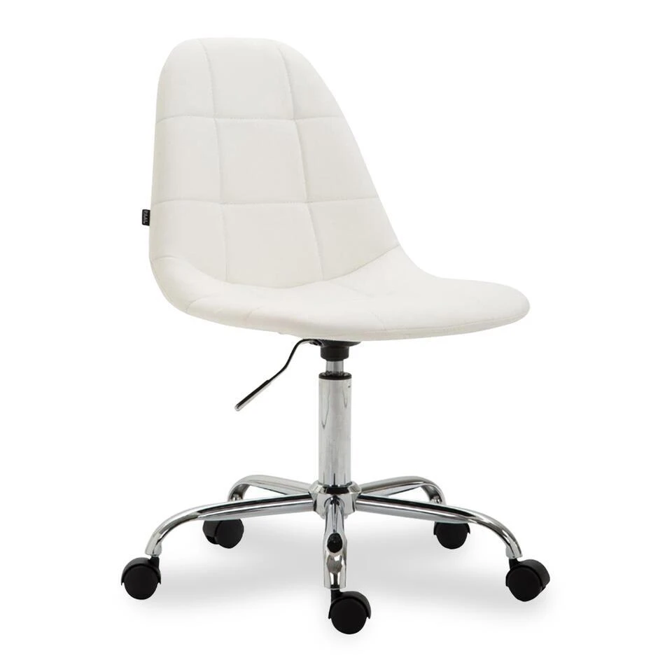 Xairo Rome - Bureaustoel - Kunstleer - Wit 3 Xairo Rome - Bureaustoel - Kunstleer - Wit