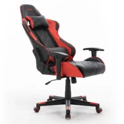 Gamestoel Nevada - Zwart / Rood - Gaming Stoel - Bureaustoel -Leen Bakker Winkel 1000050253 0103