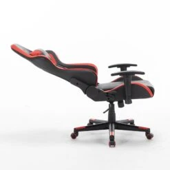 Gamestoel Texas - Zwart / Rood - Gaming Stoel - Bureaustoel -Leen Bakker Winkel 1000050258 0103