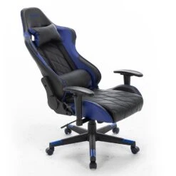 Ocazi Nevada Gaming Stoel - Bureaustoel - Zwart/Blauw -Leen Bakker Winkel 1000050274 0103