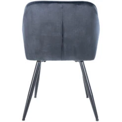 CLP Eetkamerstoel Cassis Fluweel Zwart 9 CLP Eetkamerstoel Cassis Fluweel Zwart -Leen Bakker Winkel 1000053643 0103