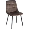 CLP Eetkamerstoel Tilde Fluweel Bruin -Leen Bakker Winkel 1000053664