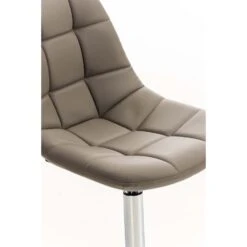 CLP Eetkamerstoel Emil Kunstleder Taupe -Leen Bakker Winkel 1000053745 0104