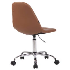 Clp Bureaustoel Reims Kunstleer Lichtbruin -Leen Bakker Winkel 1000054341 0103