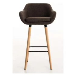 Ocazi Oslo Barkruk - Stof - Bruin -Leen Bakker Winkel 1000054529 0102