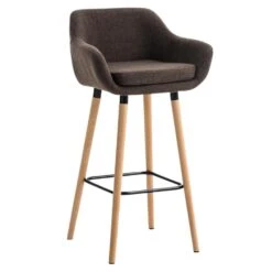 Ocazi Oslo Barkruk - Stof - Bruin