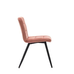 Furnihaus Eetkamerstoel Collin Velvet Roze -Leen Bakker Winkel 1000060910 0103