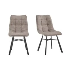 Furnihaus Eetkamerstoel Dexx - Taupe - Set Van 2