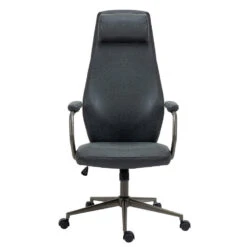 Clp Bureaustoel Pocatello Kunstleder Zwart -Leen Bakker Winkel 1000062576 0101