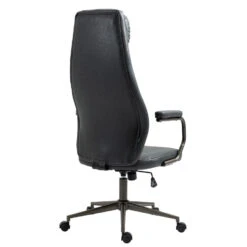 Clp Bureaustoel Pocatello Kunstleder Zwart -Leen Bakker Winkel 1000062576 0103