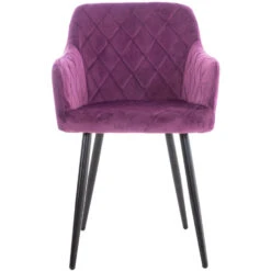 CLP Eetkamerstoel Shila Velvet Paars 8 CLP Eetkamerstoel Shila Velvet Paars -Leen Bakker Winkel 1000068154 0102