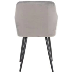 CLP Eetkamerstoel Shila Velvet Grijs -Leen Bakker Winkel 1000068172 0103
